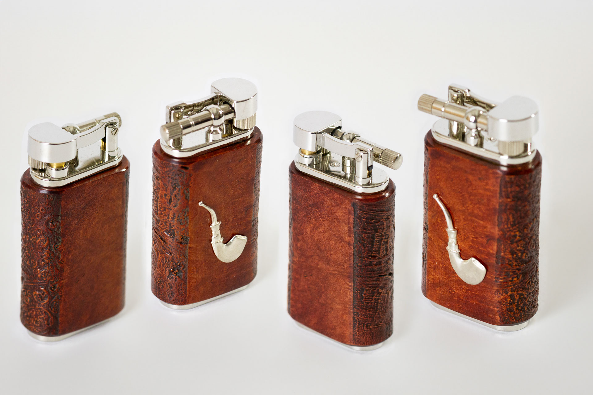 Mastro de Paja lighter messing briar justerbar flamme