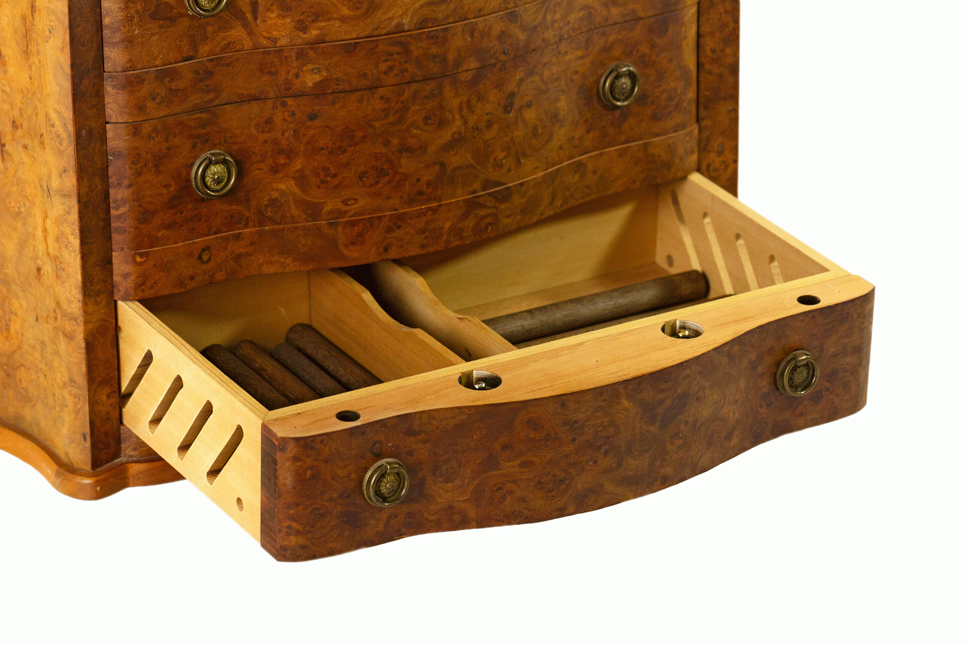Mastro de Paja humidor sigarskap 150 sigarer alm