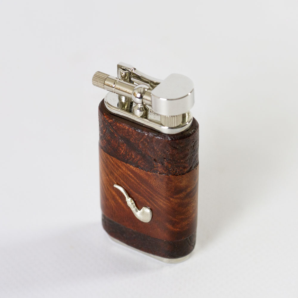 Mastro de Paja lighter bensin messing briar