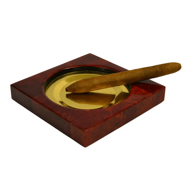 Mastro de Paja askebeger briar messing 16,5 cm