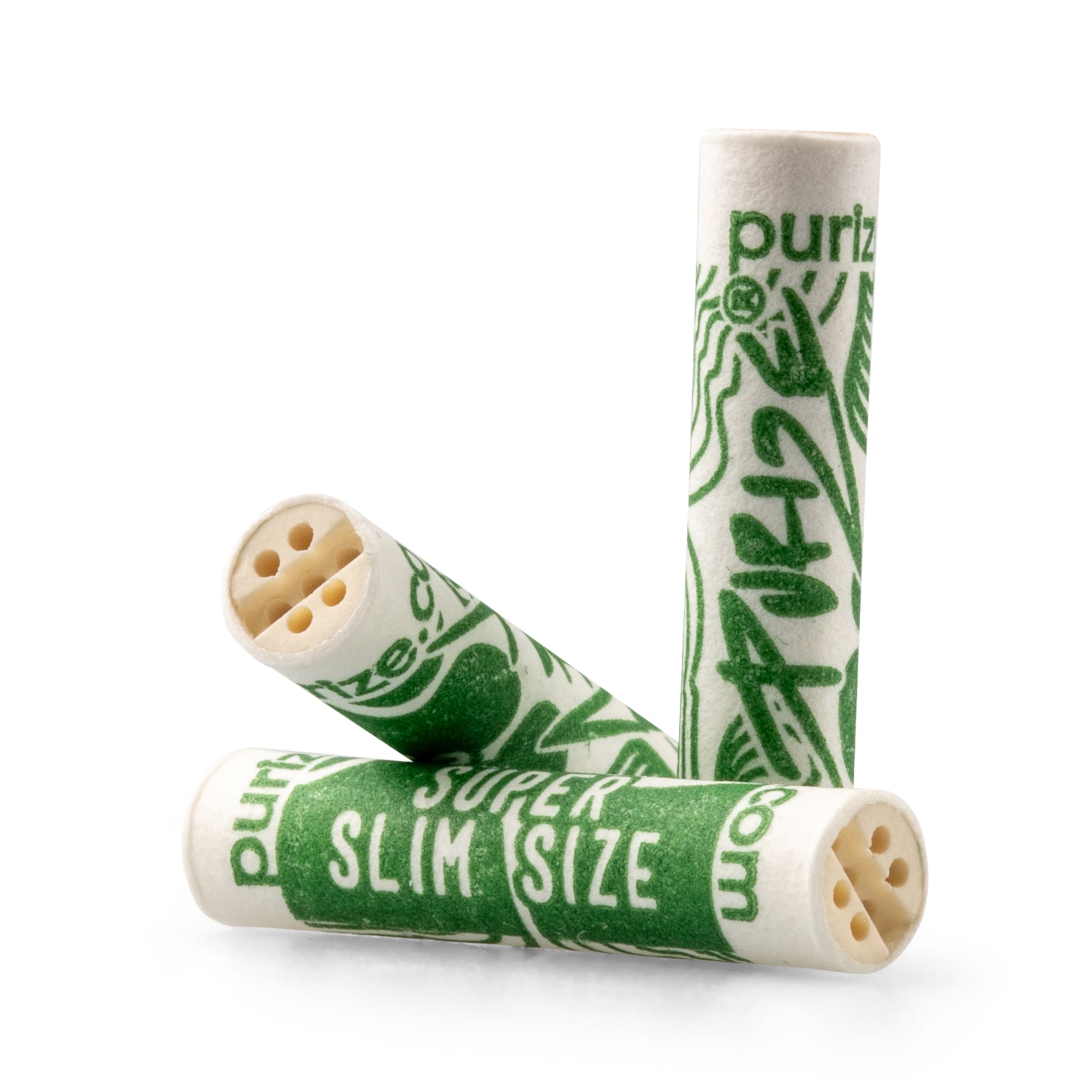 Purize Super Slim Size kullfilter 111 stk 5,5 mm hvit