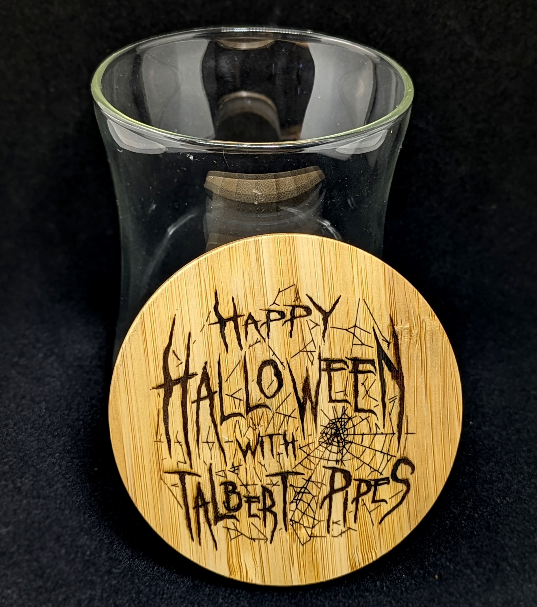 Talbert Halloween Humidor tobakkskrukke glass
