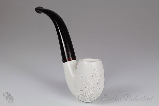 Bulentini Hanfblatt M1428 merskumpipe midi