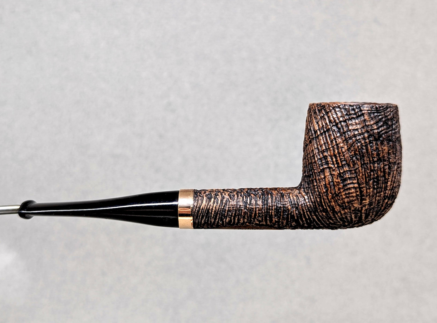 Talbert Ligne Bretagne 2605LB tobakkspipe hybrid rustikk